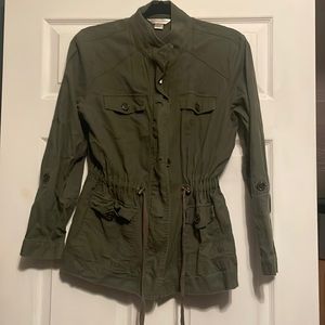 Christopher & Banks Small Green Utility Jacket